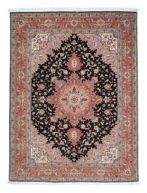 Perzisch tapijt - Tabriz - Royal - 196 x 152 cm - donkerblauw