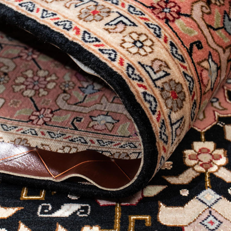 Perzisch tapijt - Tabriz - Royal - 196 x 152 cm - donkerblauw