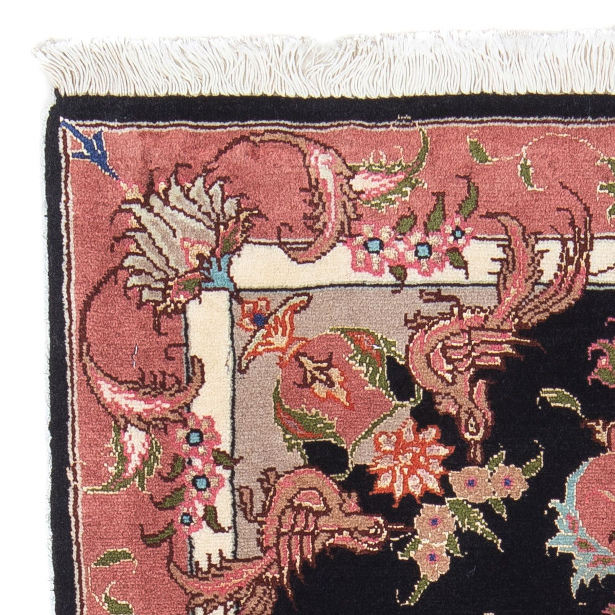 Perzisch tapijt - Tabriz - Royal - 90 x 60 cm - donkerblauw