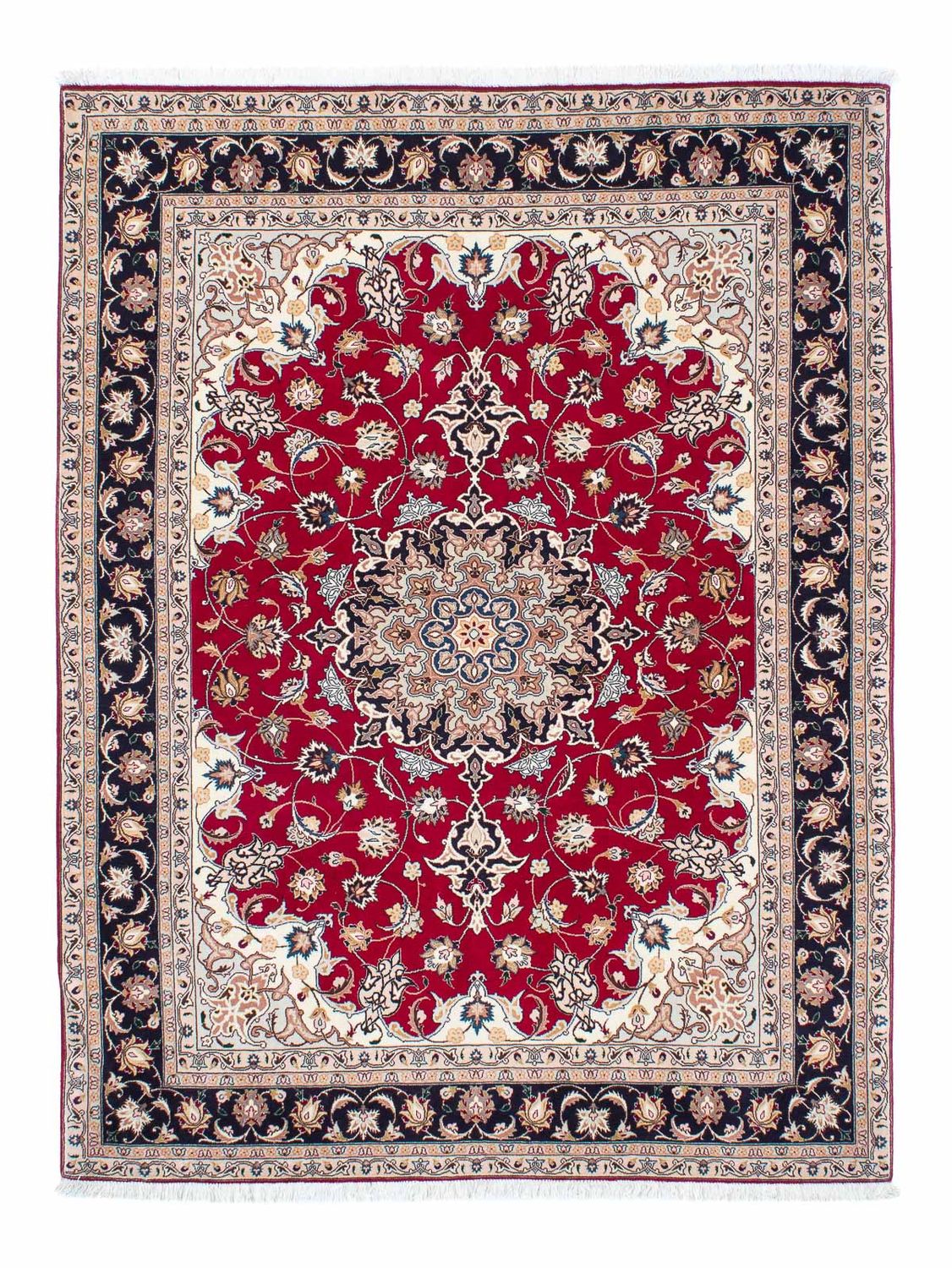 Perzisch tapijt - Tabriz - Royal - 202 x 152 cm - rood