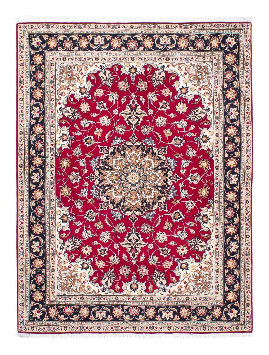 Perzisch tapijt - Tabriz - Royal - 200 x 152 cm - rood