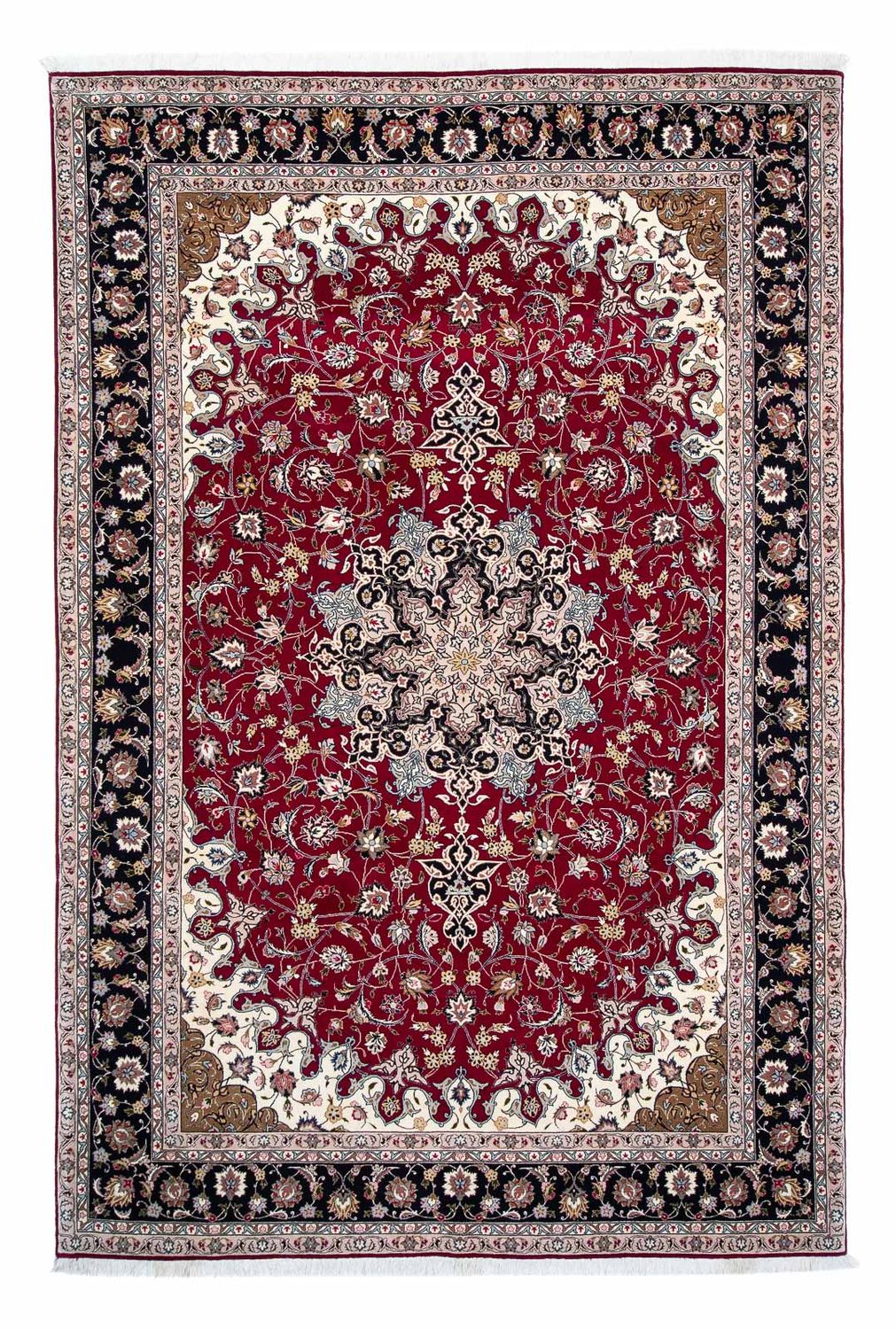 Perzisch tapijt - Tabriz - Royal - 318 x 205 cm - donkerrood