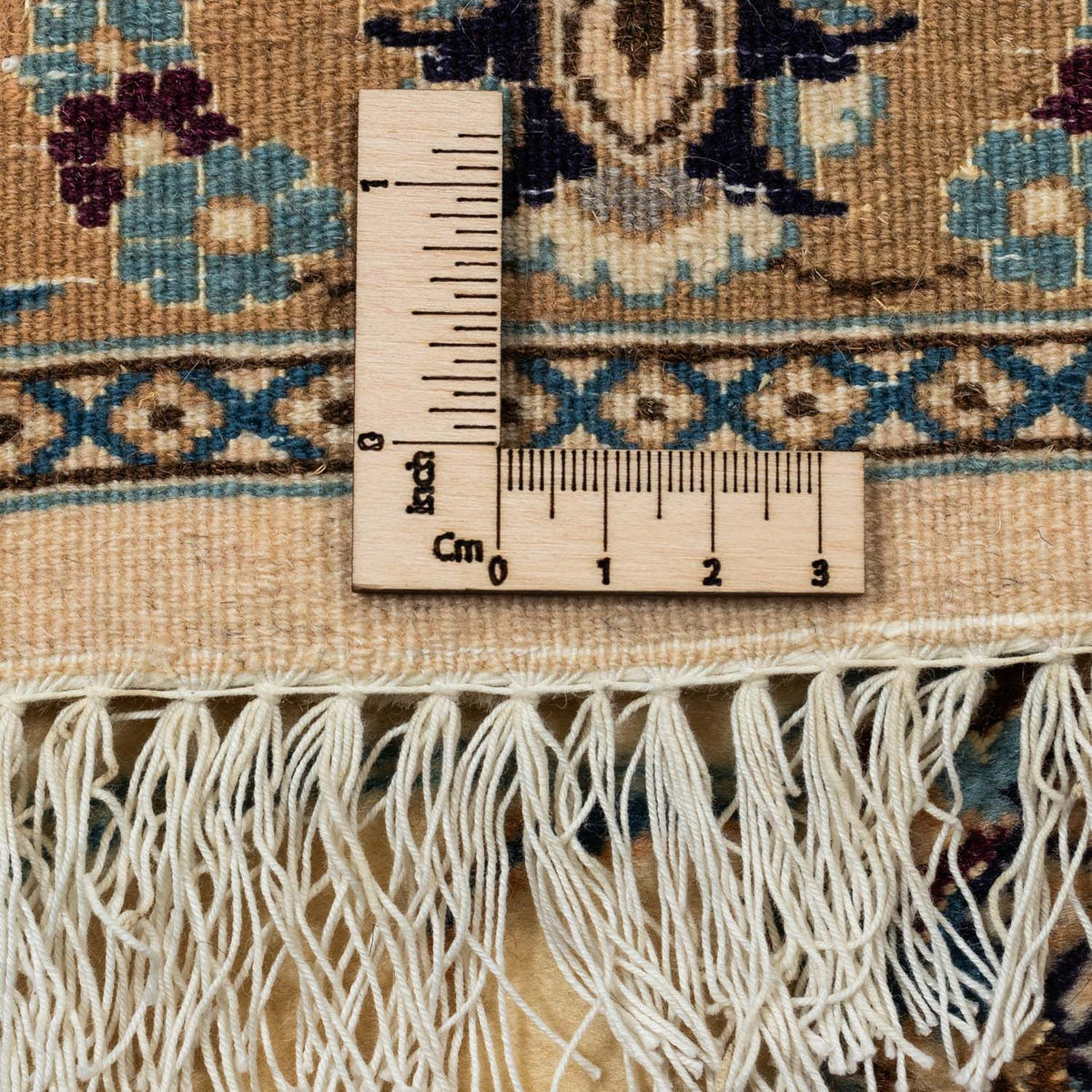 Perzisch tapijt - Nain - Premium - 356 x 250 cm - donker beige