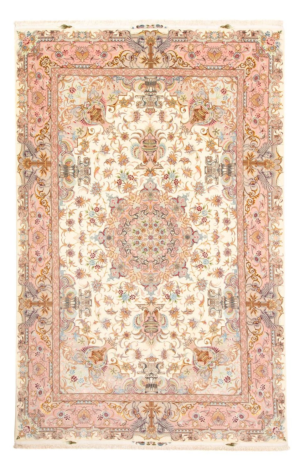 Perzisch tapijt - Tabriz - 301 x 200 cm - beige