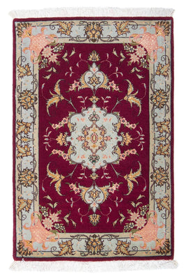 Perzisch tapijt - Tabriz - Royal - 90 x 60 cm - donkerrood