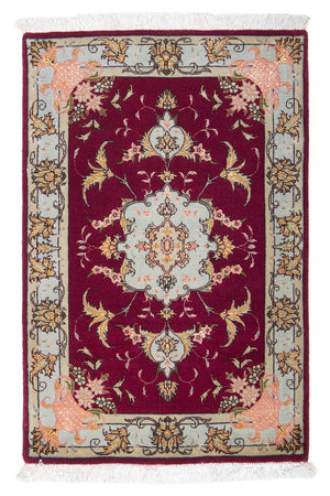 Perzisch tapijt - Tabriz - Royal - 90 x 60 cm - donkerrood