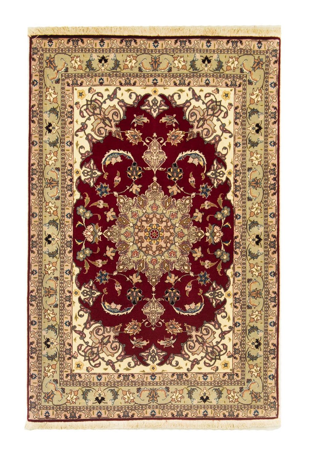Perzisch tapijt - Tabriz - Royal - 150 x 99 cm - rood
