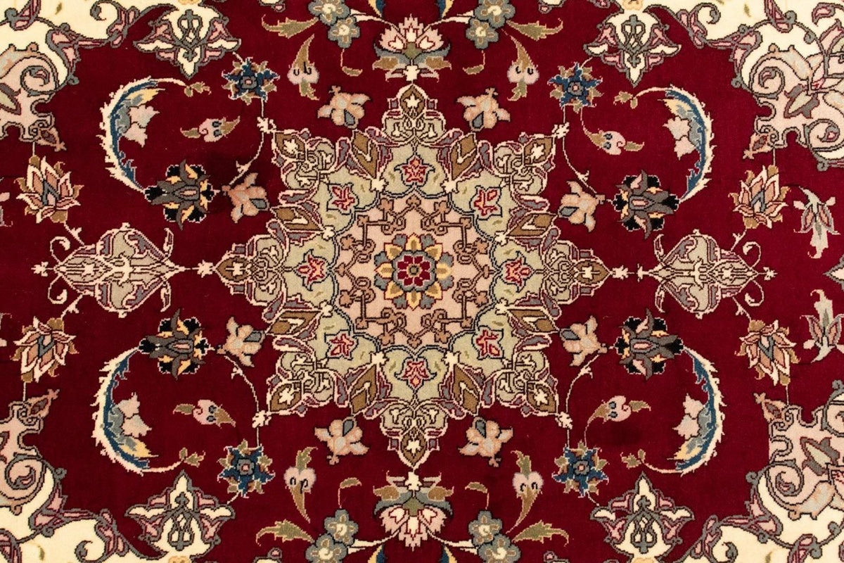 Perzisch tapijt - Tabriz - Royal - 150 x 99 cm - rood