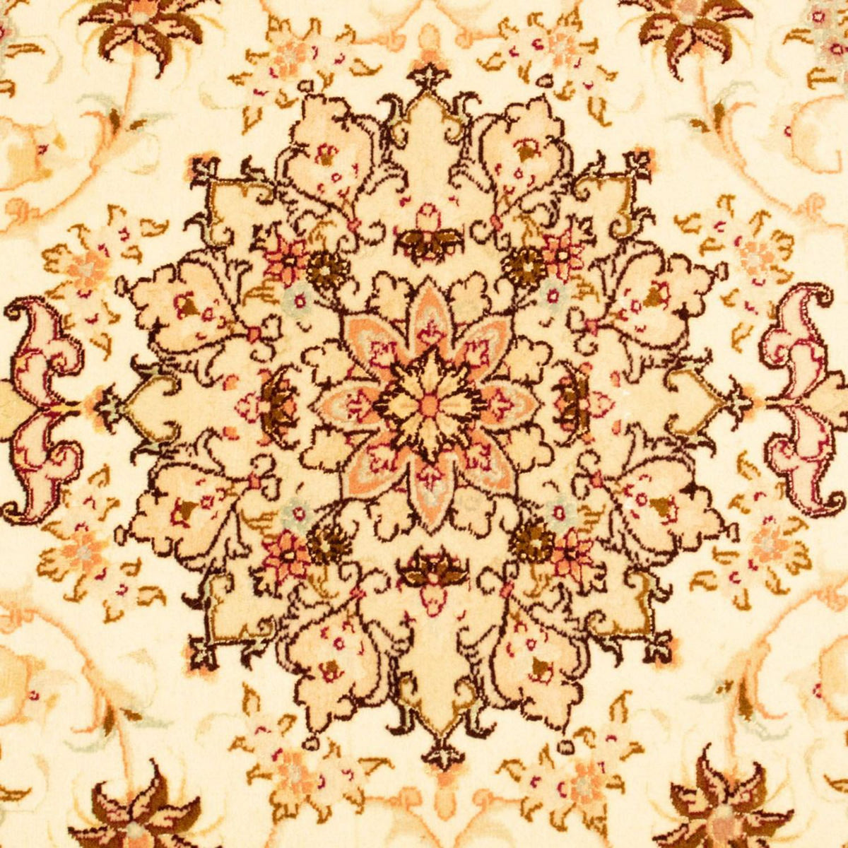 Perzisch tapijt - Tabriz - Royal - 155 x 100 cm - beige