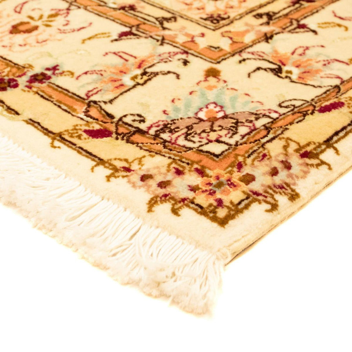 Perzisch tapijt - Tabriz - Royal - 155 x 100 cm - beige