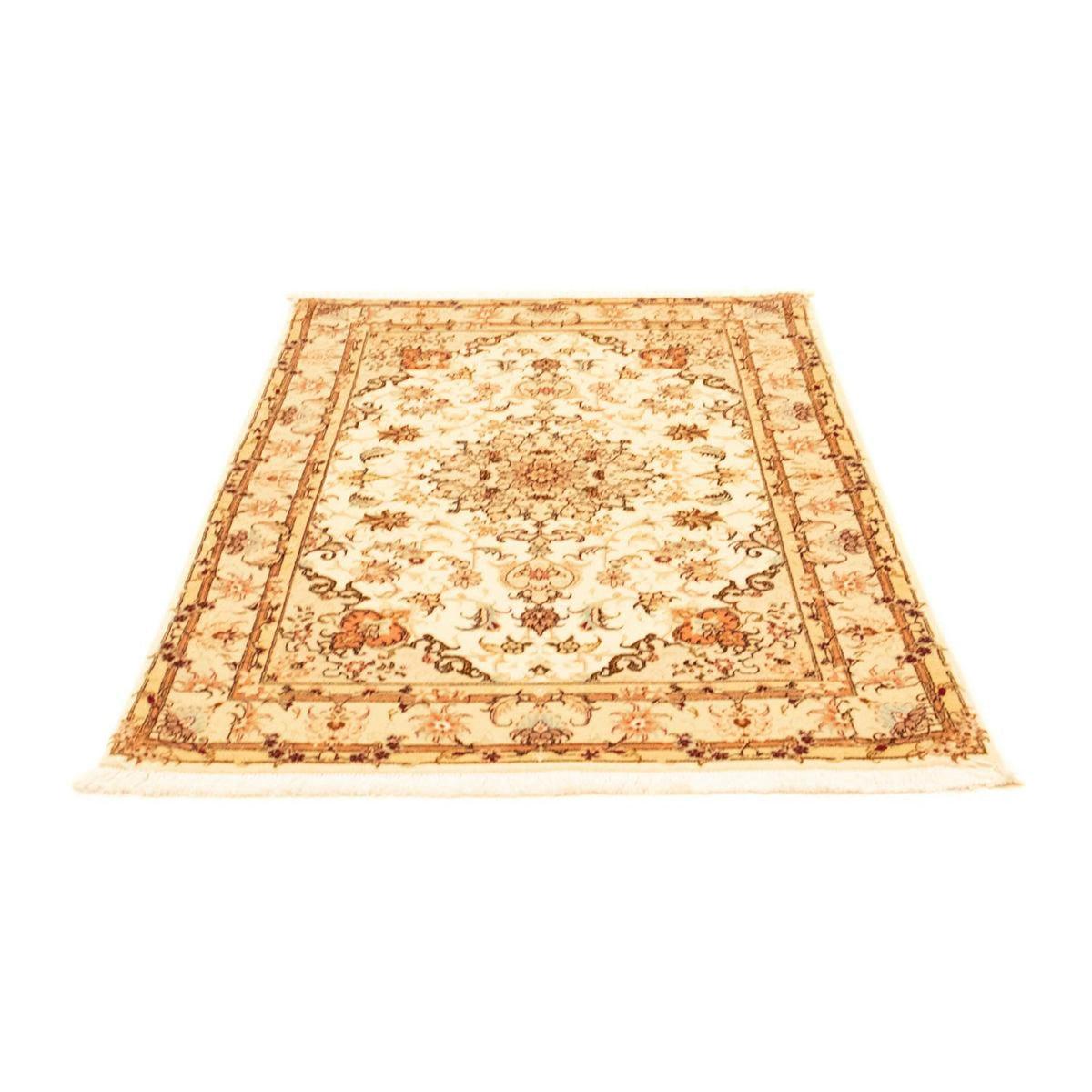 Perzisch tapijt - Tabriz - Royal - 155 x 100 cm - beige