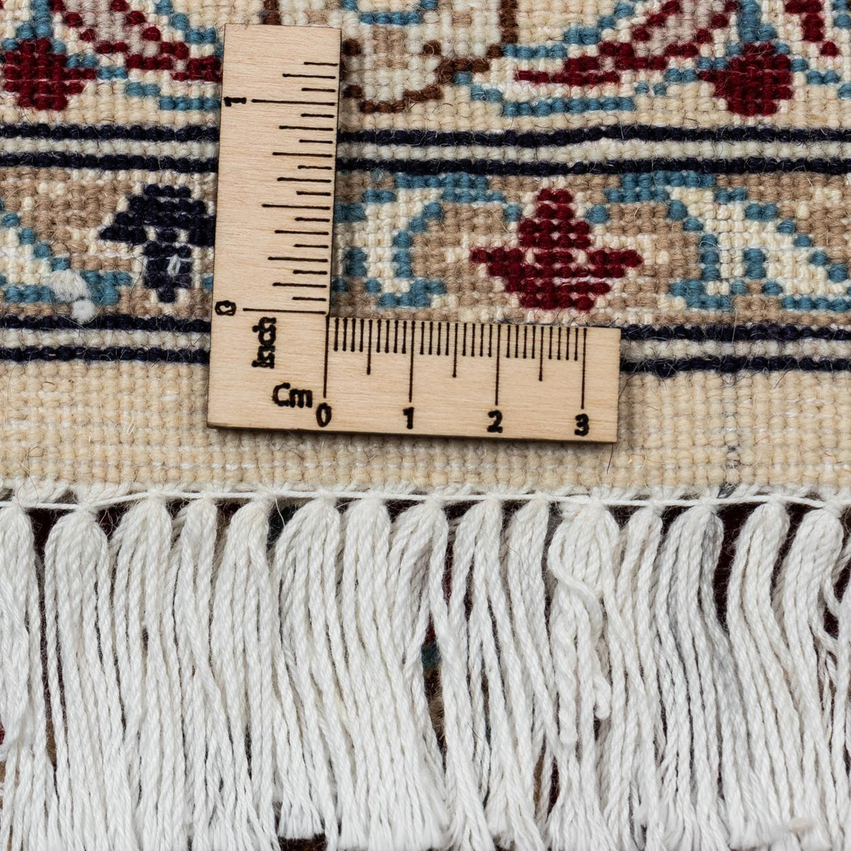 Perzisch tapijt - Nain - Koninklijk - 371 x 250 cm - donkerrood