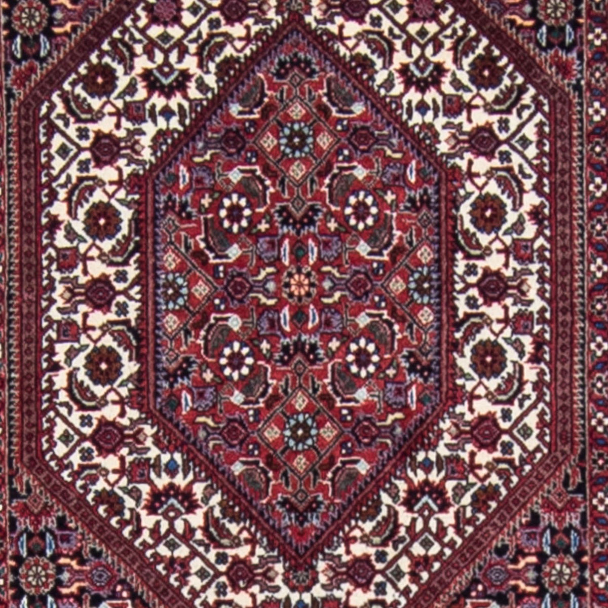 Loper Perzisch tapijt - Bijar - 350 x 74 cm - veelkleurig