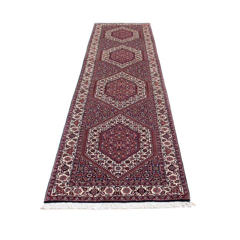 Loper Perzisch tapijt - Bijar - 350 x 74 cm - veelkleurig