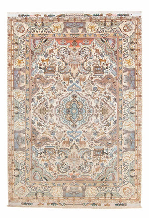Perzisch tapijt - Tabriz - Premium - 306 x 209 cm - beige