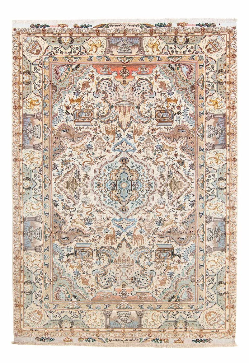 Perzisch tapijt - Tabriz - Premium - 306 x 209 cm - beige