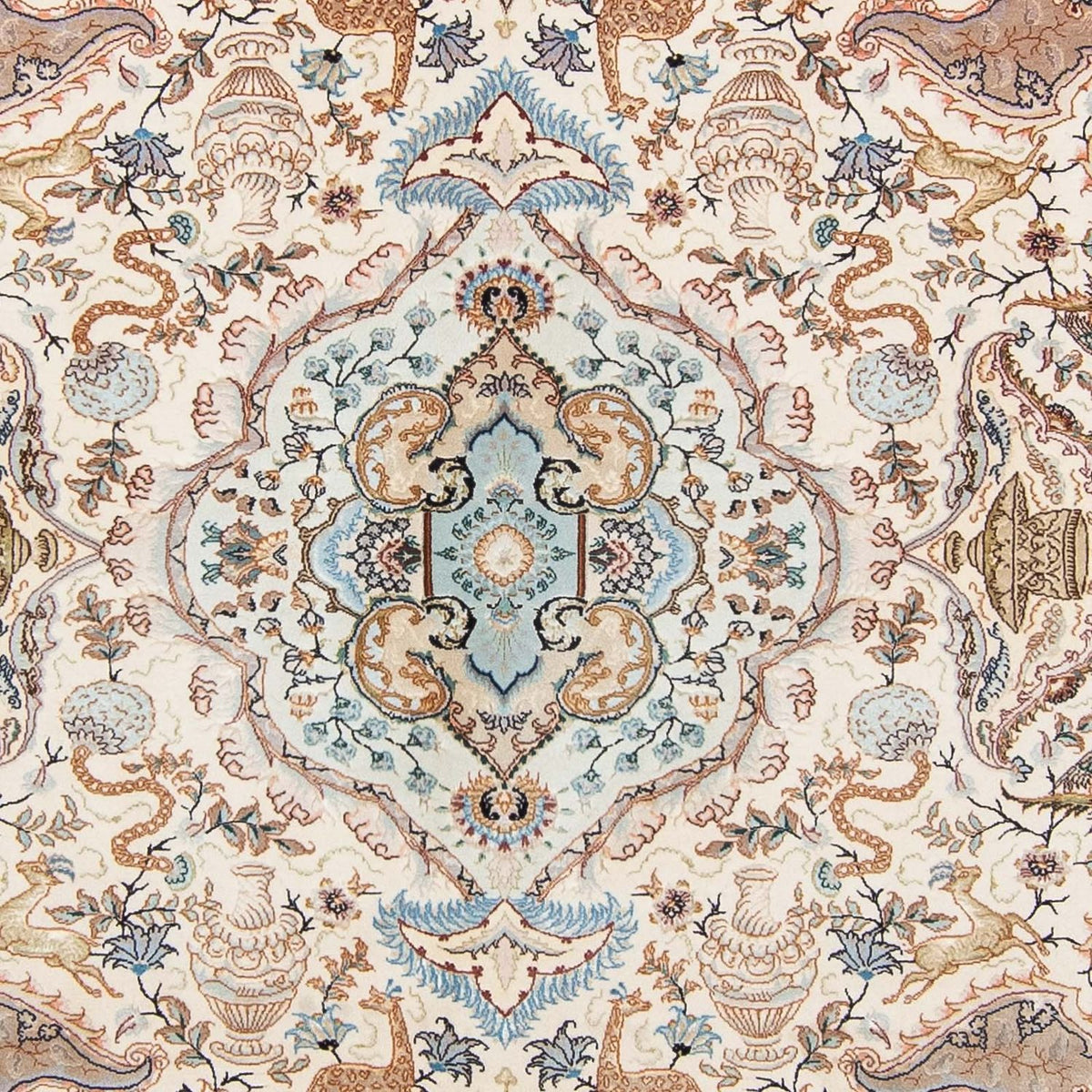 Perzisch tapijt - Tabriz - Premium - 306 x 209 cm - beige