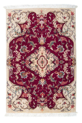 Perzisch tapijt - Tabriz - Royal - 90 x 60 cm - donkerrood