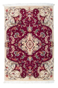 Perzisch tapijt - Tabriz - Royal - 90 x 60 cm - donkerrood