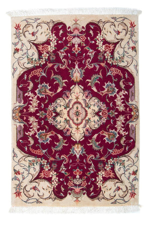 Perzisch tapijt - Tabriz - Royal - 90 x 60 cm - donkerrood