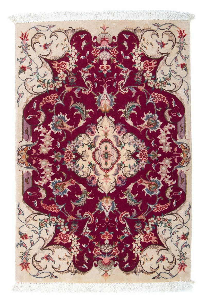 Perzisch tapijt - Tabriz - Royal - 90 x 60 cm - donkerrood