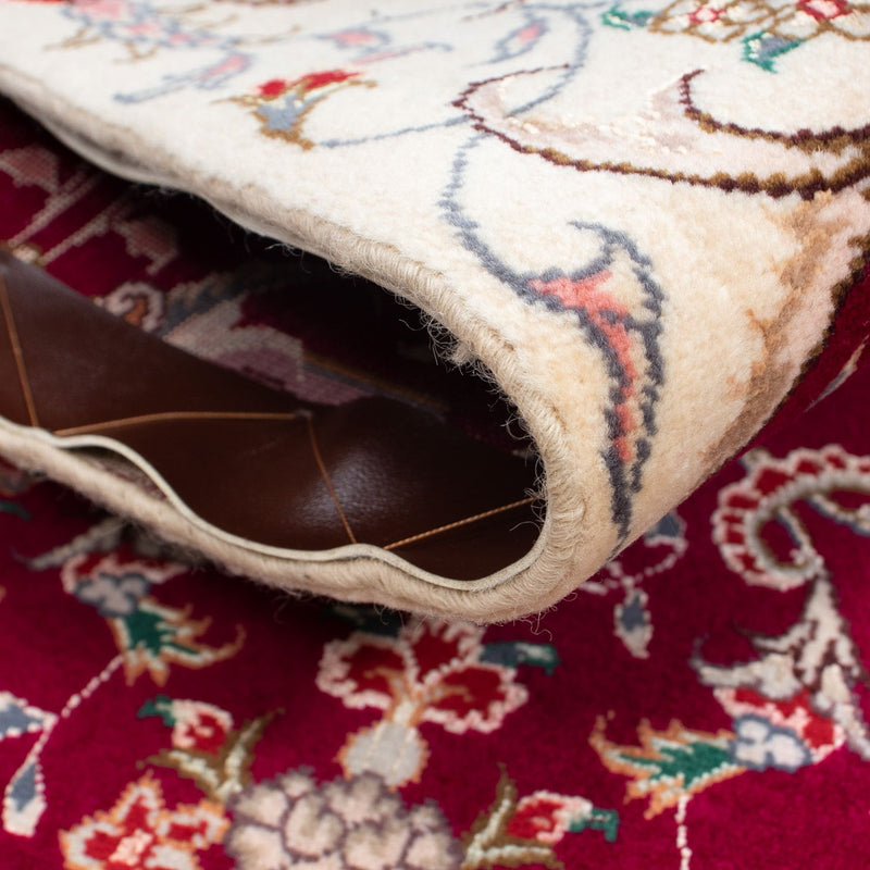 Perzisch tapijt - Tabriz - Royal - 90 x 60 cm - donkerrood