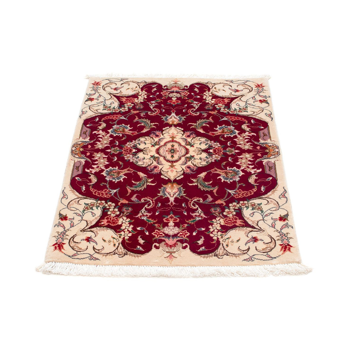 Perzisch tapijt - Tabriz - Royal - 90 x 60 cm - donkerrood