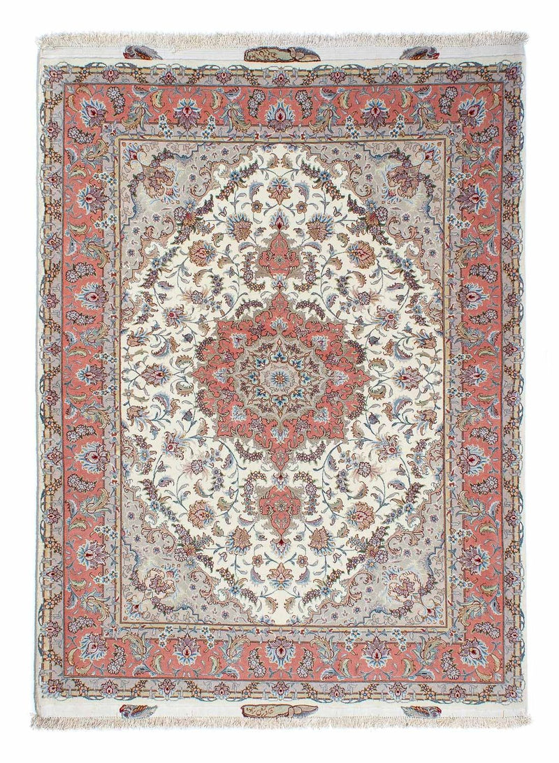 Perzisch tapijt - Tabriz - 200 x 153 cm - beige