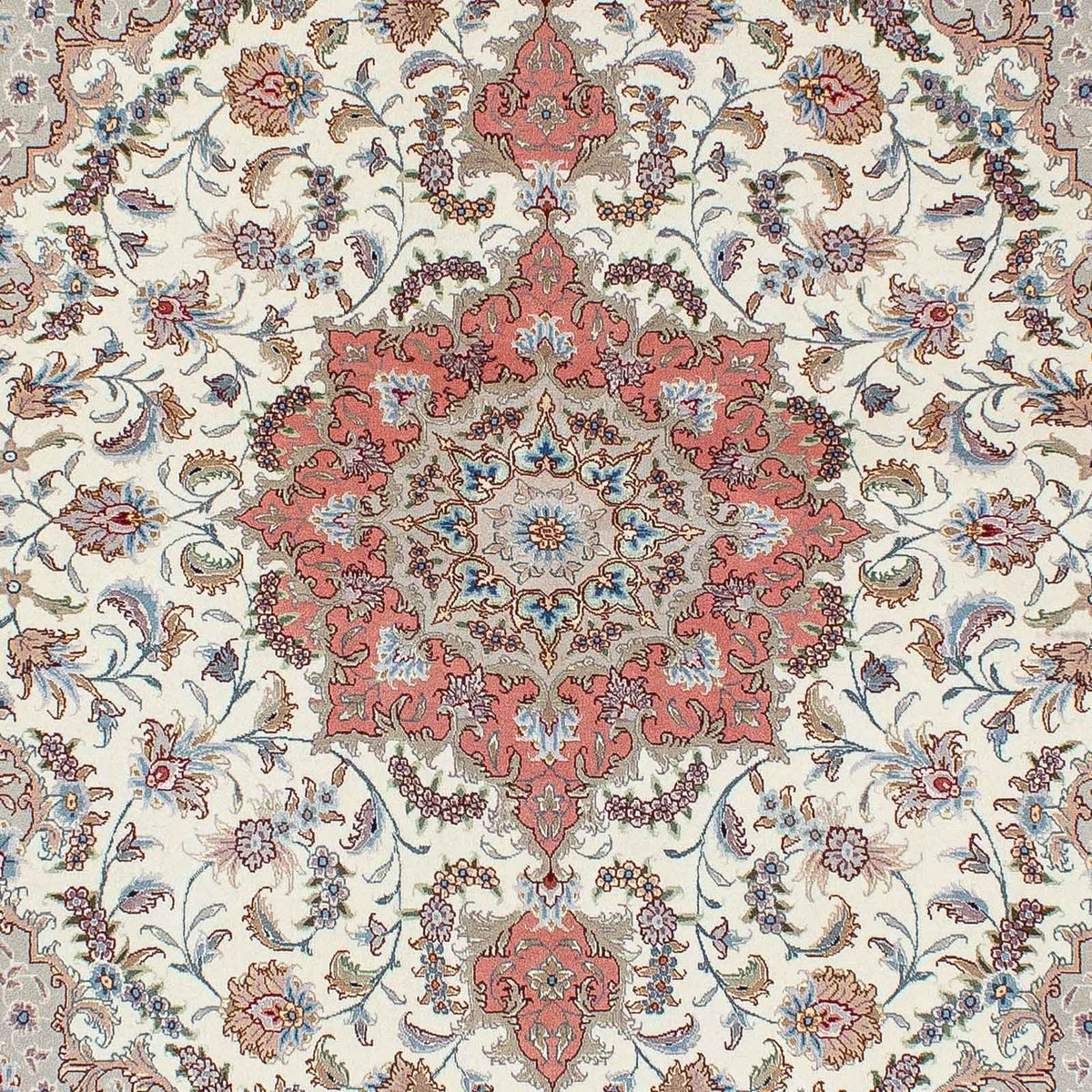 Perzisch tapijt - Tabriz - 200 x 153 cm - beige