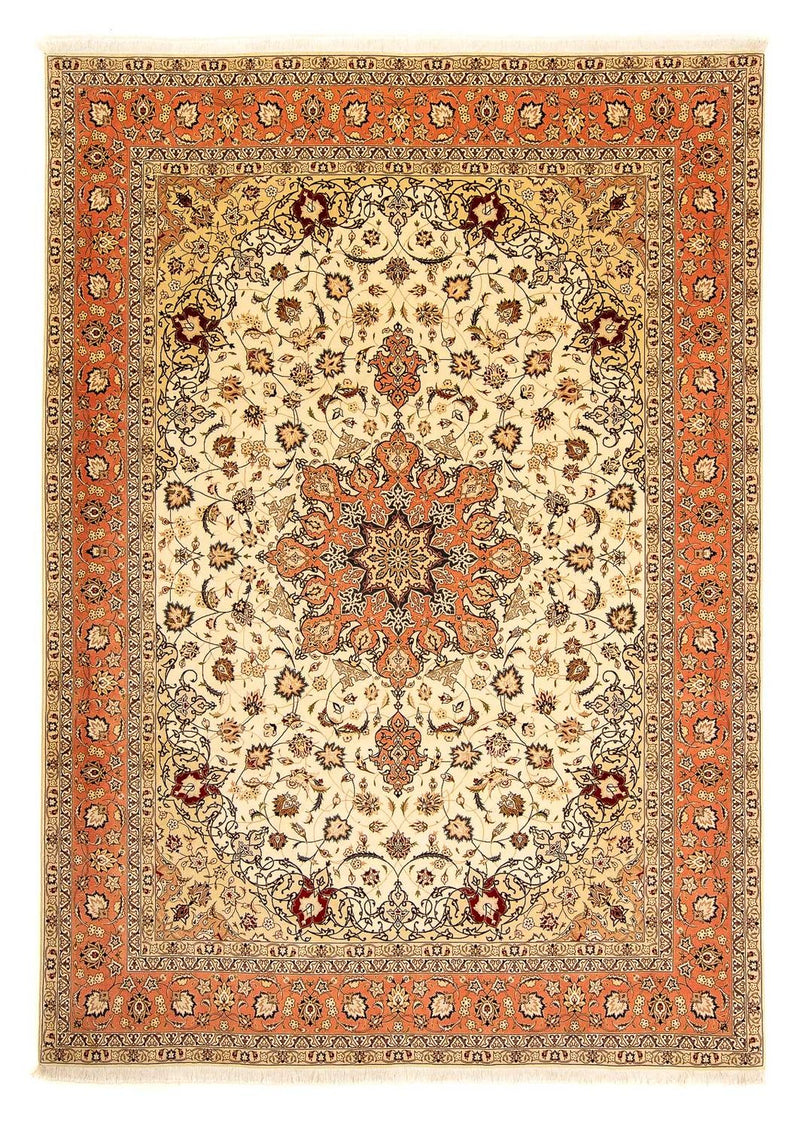 Perzisch tapijt - Tabriz - 348 x 250 cm - beige