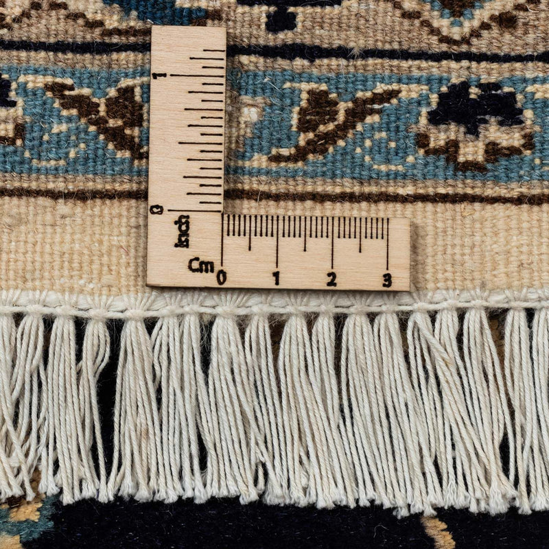 Perzisch tapijt - Nain - Koninklijk - 342 x 246 cm - zwart