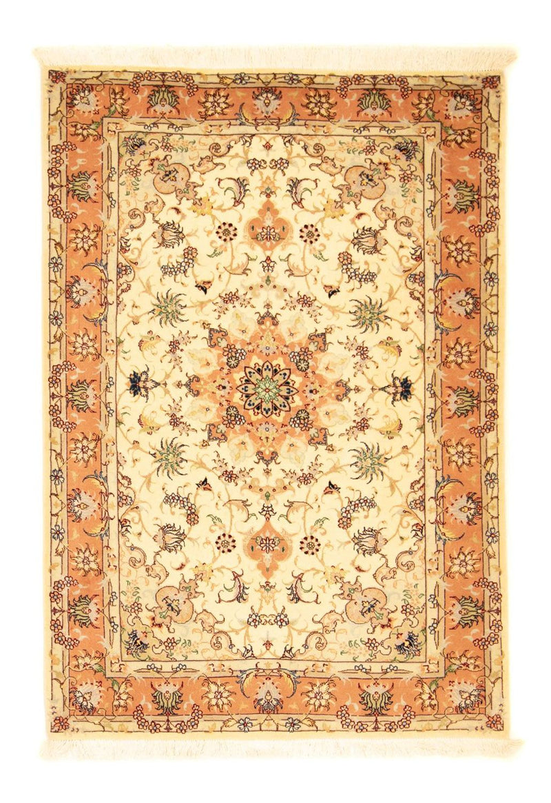 Perzisch tapijt - Tabriz - Royal - 150 x 103 cm - beige