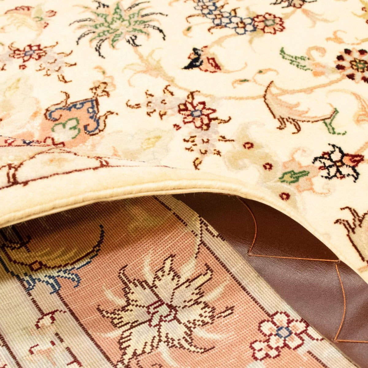 Perzisch tapijt - Tabriz - Royal - 150 x 103 cm - beige