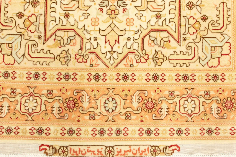 Perzisch tapijt - Tabriz - Royal - 160 x 103 cm - beige