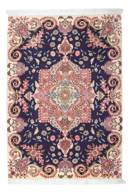 Perzisch tapijt - Tabriz - Royal - 90 x 60 cm - donkerblauw
