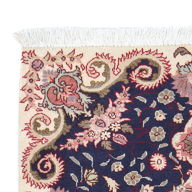 Perzisch tapijt - Tabriz - Royal - 90 x 60 cm - donkerblauw