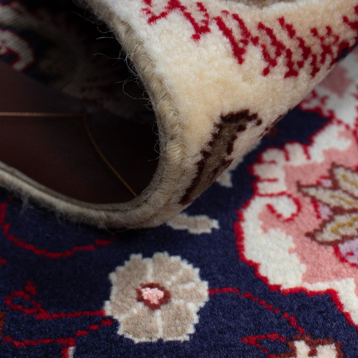 Perzisch tapijt - Tabriz - Royal - 90 x 60 cm - donkerblauw