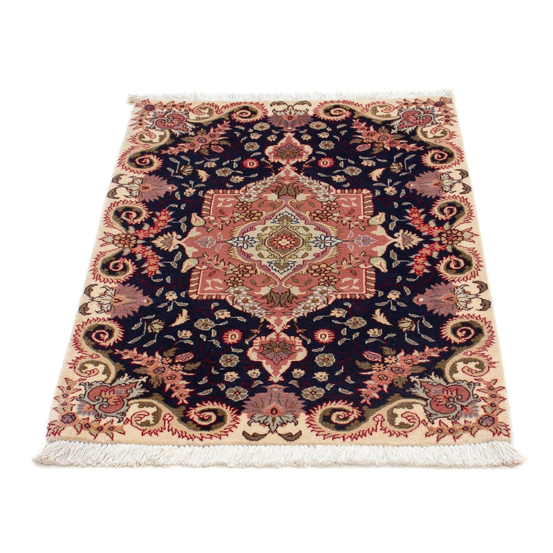 Perzisch tapijt - Tabriz - Royal - 90 x 60 cm - donkerblauw
