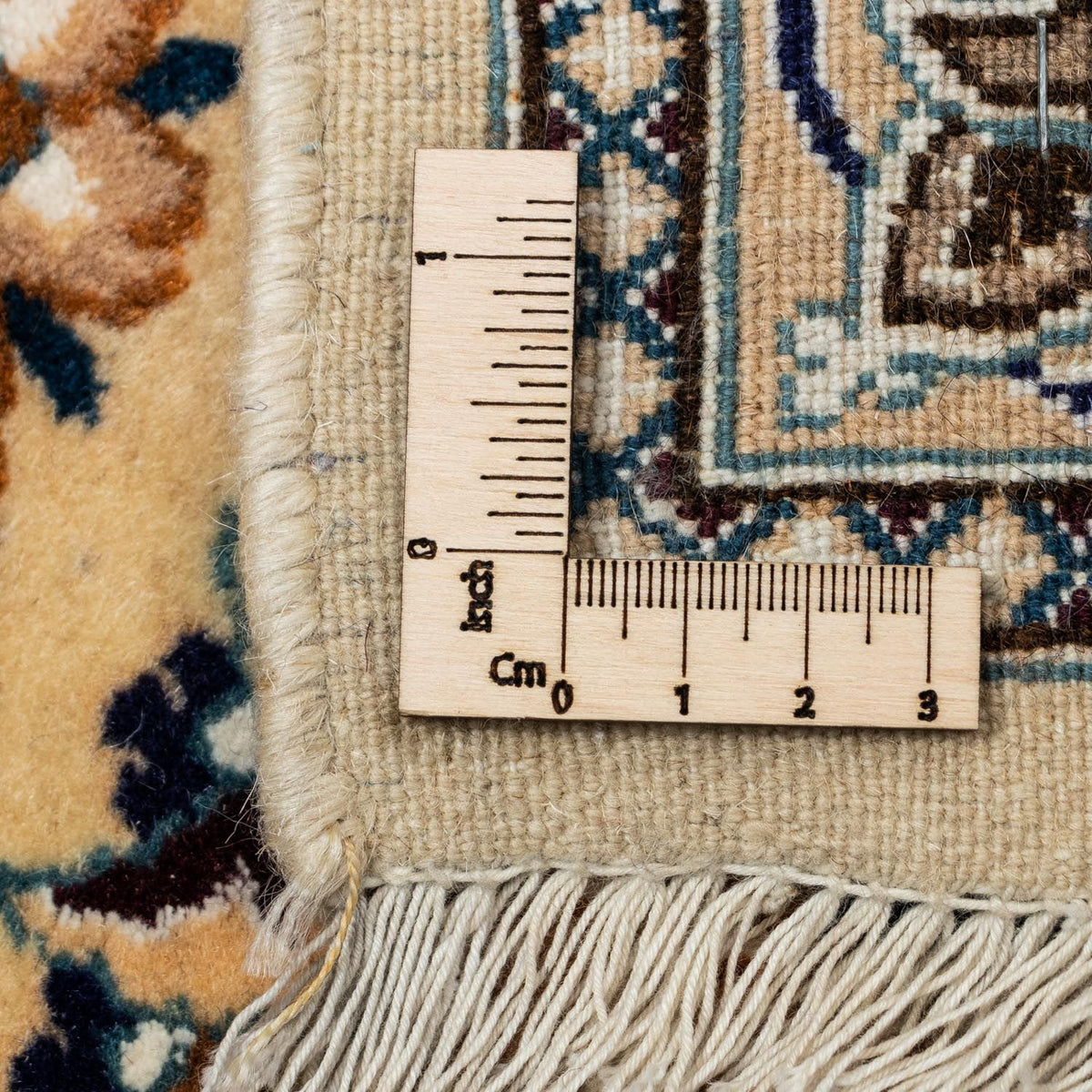 Perzisch tapijt - Nain - Koninklijk - 342 x 240 cm - beige