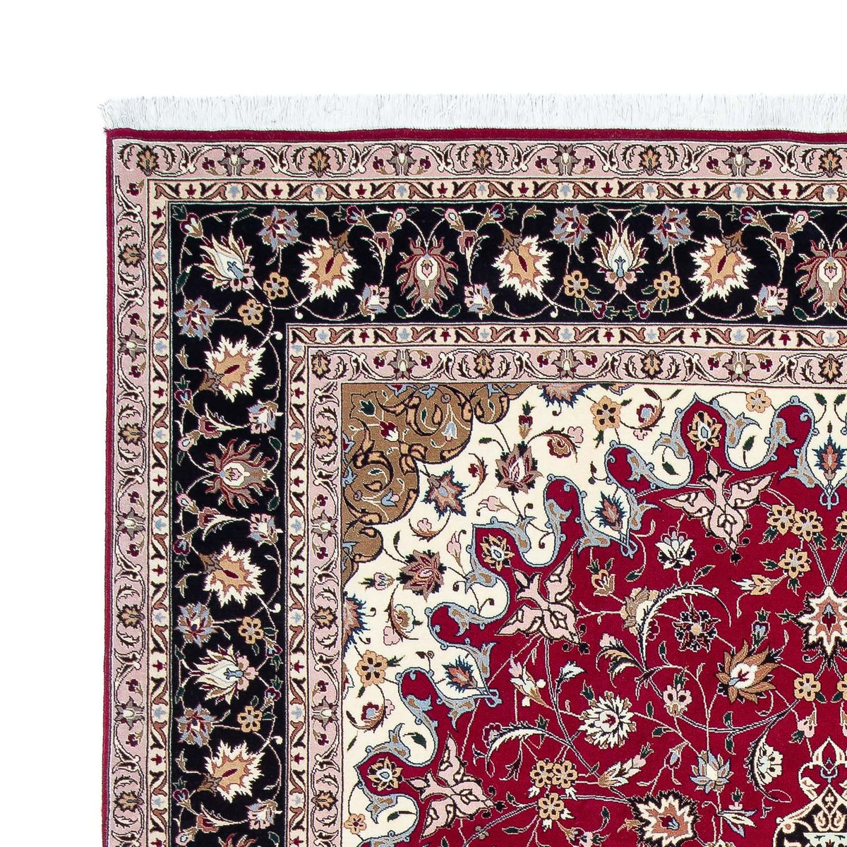 Perzisch tapijt - Tabriz - Royal - 316 x 203 cm - donkerrood