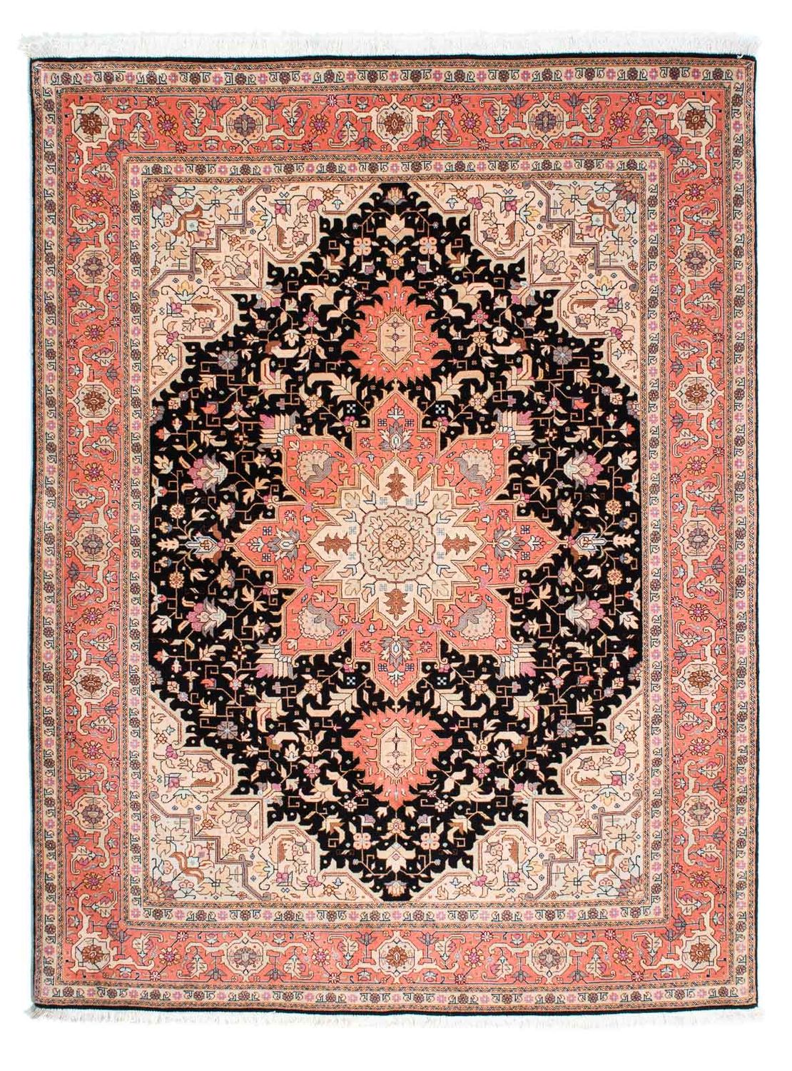 Perzisch tapijt - Tabriz - Royal - 207 x 152 cm - licht rood