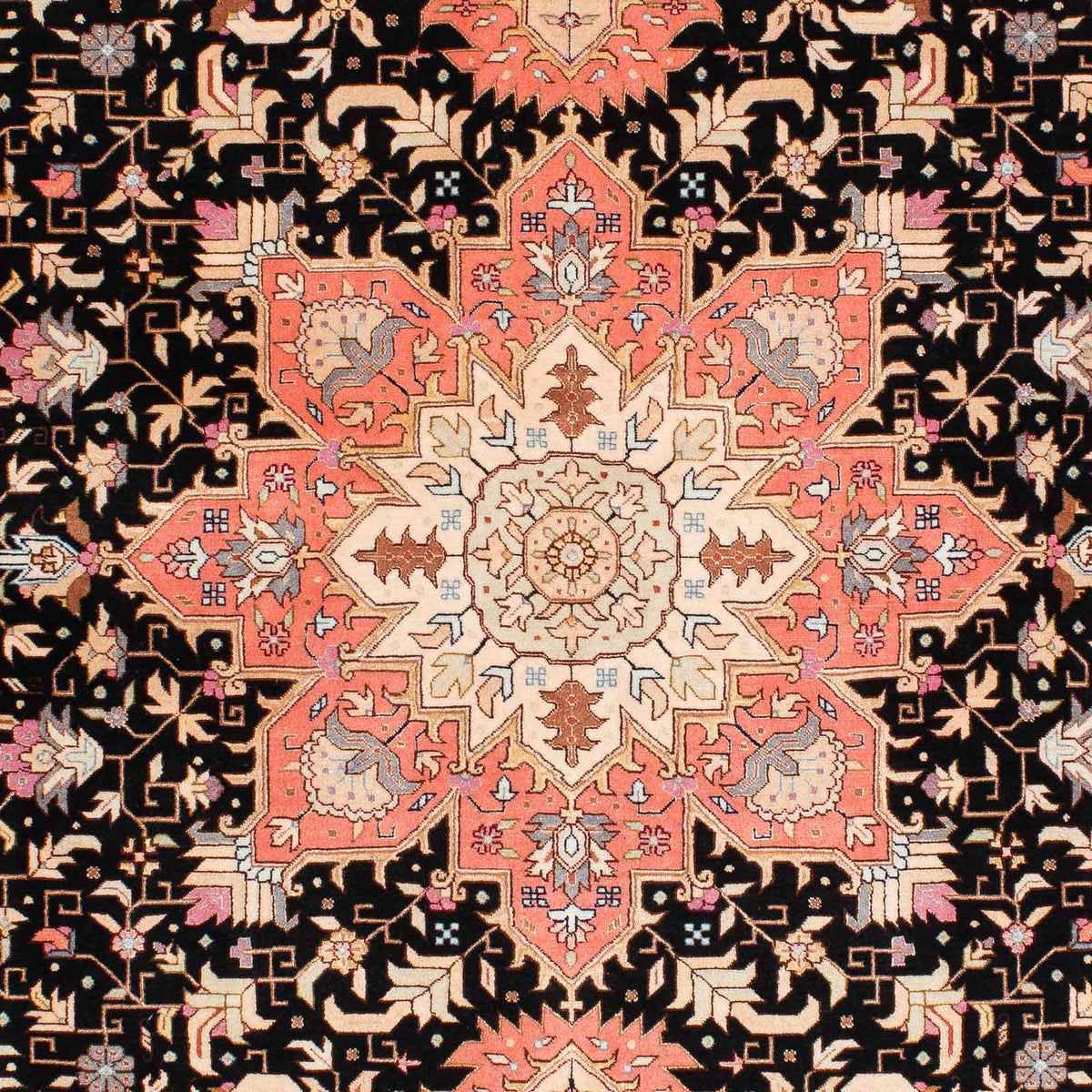 Perzisch tapijt - Tabriz - Royal - 207 x 152 cm - licht rood