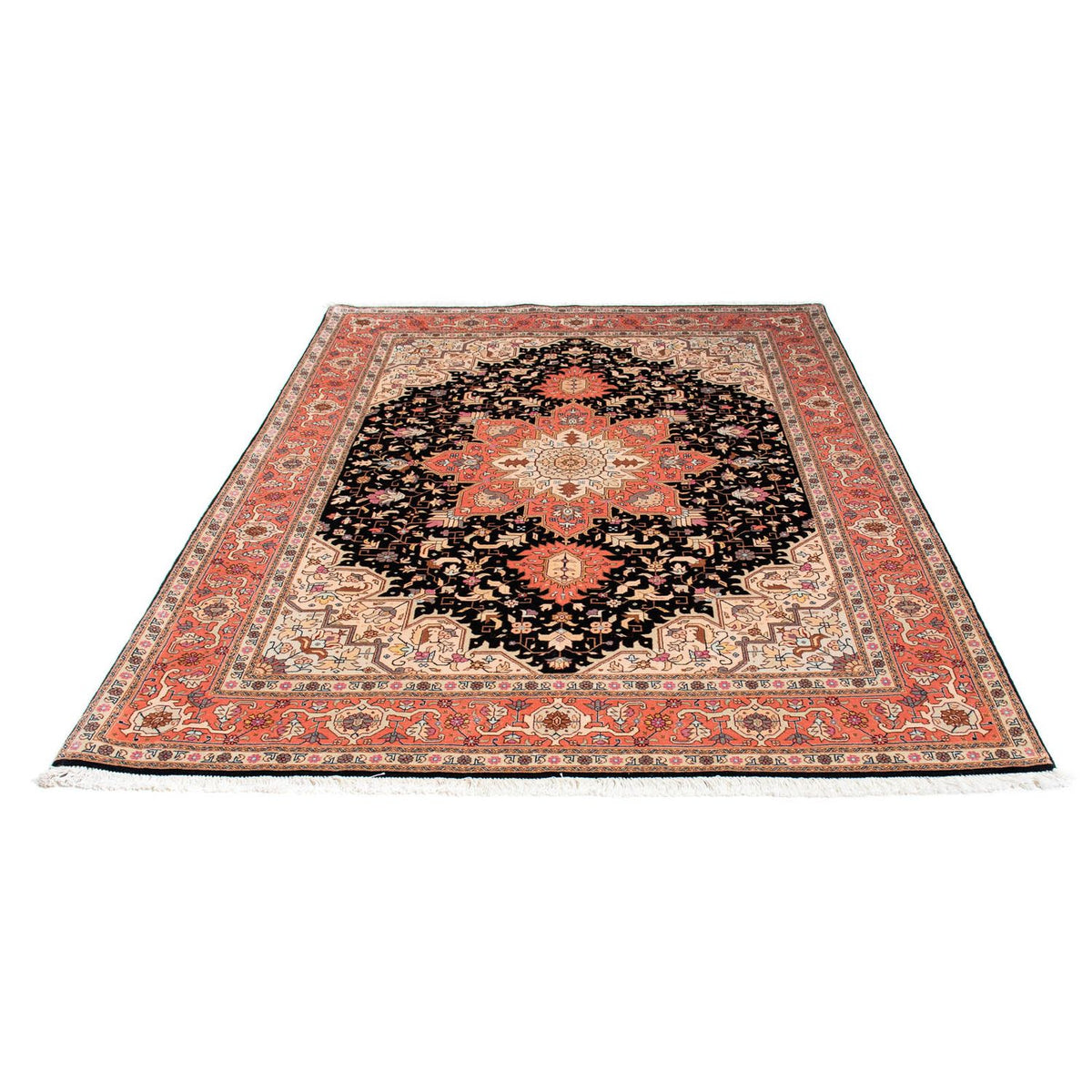 Perzisch tapijt - Tabriz - Royal - 207 x 152 cm - licht rood