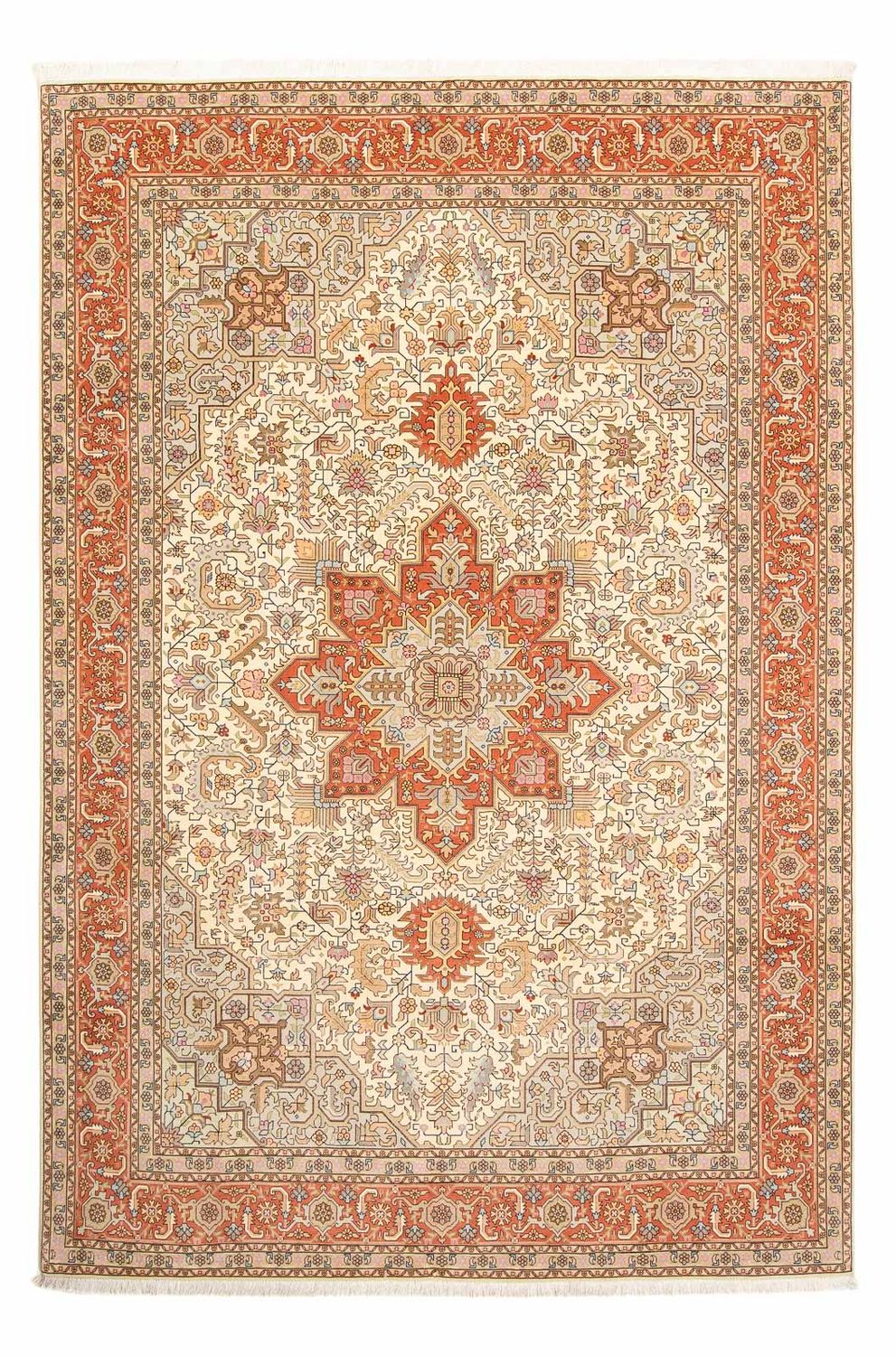 Perzisch tapijt - Tabriz - Royal - 300 x 204 cm - beige