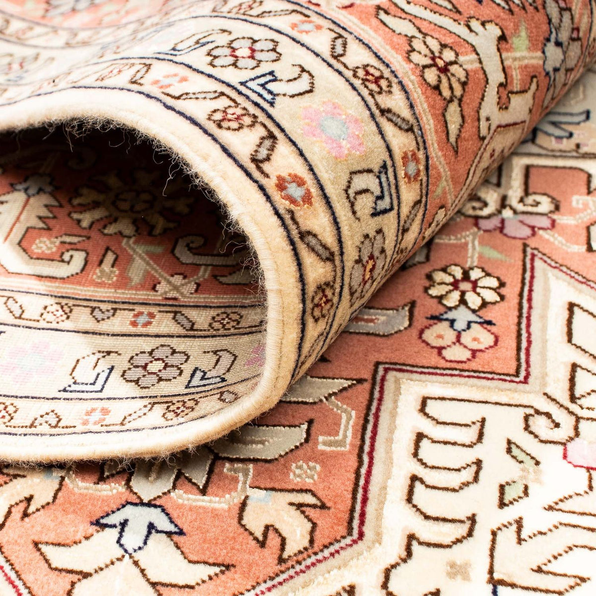 Perzisch tapijt - Tabriz - Royal - 300 x 204 cm - beige