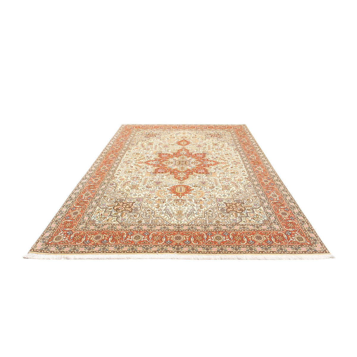 Perzisch tapijt - Tabriz - Royal - 300 x 204 cm - beige