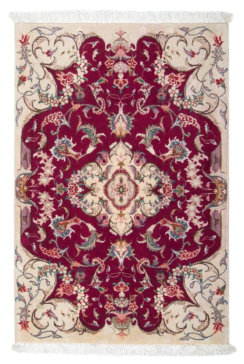 Perzisch tapijt - Tabriz - Royal - 90 x 60 cm - donkerrood