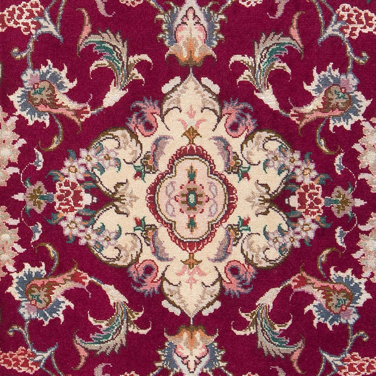 Perzisch tapijt - Tabriz - Royal - 90 x 60 cm - donkerrood