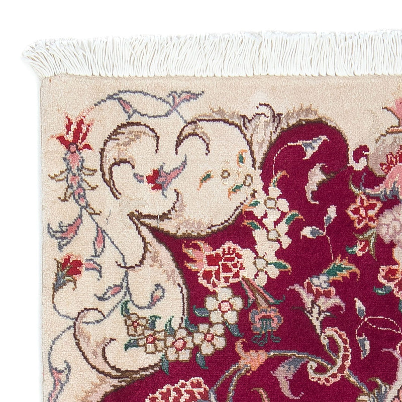 Perzisch tapijt - Tabriz - Royal - 90 x 60 cm - donkerrood