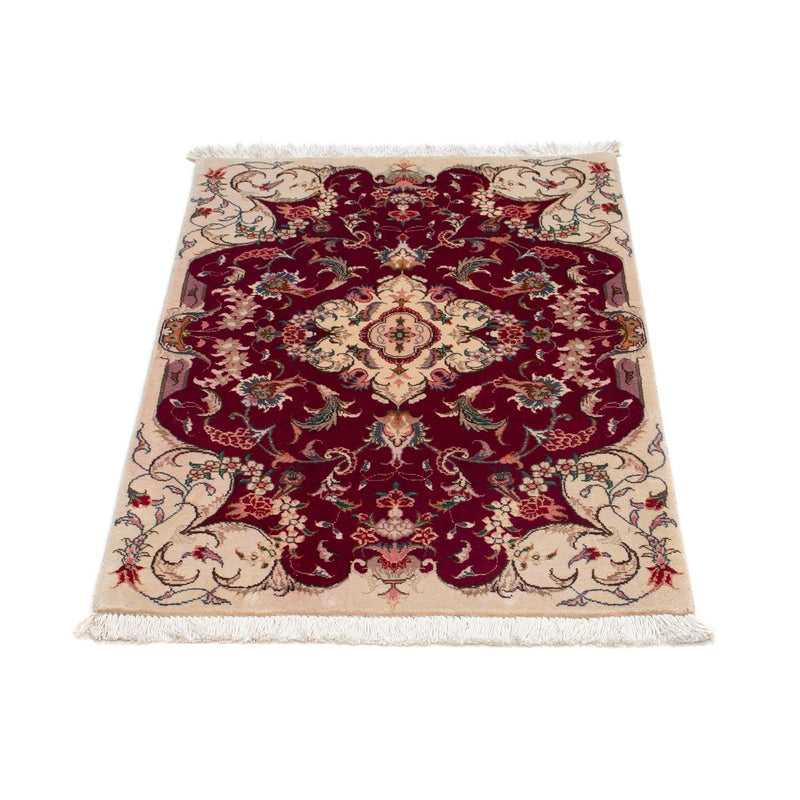 Perzisch tapijt - Tabriz - Royal - 90 x 60 cm - donkerrood